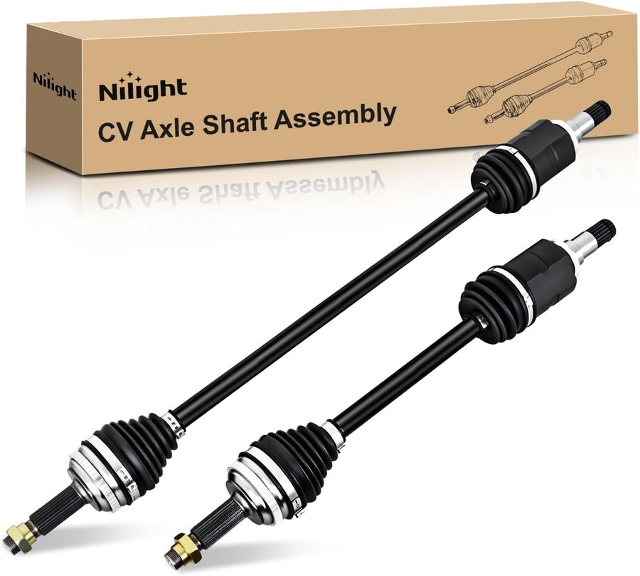 Nilight CV Axle Shaft Assembly | Compatible with 2009-2018 Toyota Corolla L4 1.8L 2003-2013 Toyota Matrix 2003-2010 Pontiac Vibe Front Half-Shaft Replacement