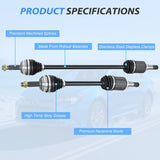 Nilight CV Axle Shaft Assembly | Compatible with 2009-2018 Toyota Corolla L4 1.8L 2003-2013 Toyota Matrix 2003-2010 Pontiac Vibe Front Half-Shaft Replacement, view 3