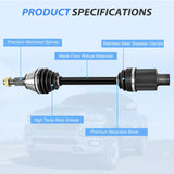 Nilight CV Axle Shaft Assembly Compatible with 2012 2013 2014 2015 2016 2017 2018 Ram 1500 2019-2020 Ram 1500 Classic Half-Shaft Assemblies Replacement Front Wheel Driver or Passenger Side, view 2