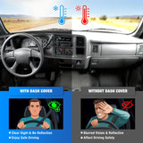 Nilight Dash Cover for 1999‑2006 GMC Sierra/Chevy Silverado, 2000‑2006 GMC Yukon/Yukon XL/Chevy Suburban/Chevy Tahoe, 2001‑2006 Avalanche, Suede Dashboard Mat Black, view 4