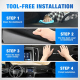 Nilight Dash Cover for Ford Edge 2015-2024, Custom Fit Suede Mat | Non-Slip Backing, Reduce Sun Glare and Protect the Dashboard from UV Exposure, view 5