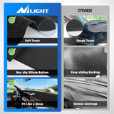 Nilight Dash Cover for Ford Maverick 2022-2024, Custom Fit Suede Dashboard Mat Non‑Slip Sunshade Glare Protector Interior Accessories Black, view 6