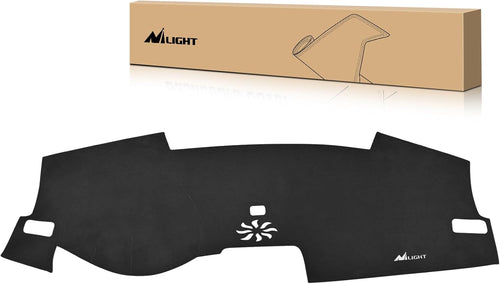 Nilight Dash Cover for Honda Civic 2022 2023 2024 2025, Custom Fit Suede Dashboard Mat Non‑Slip Sunshade Glare Protector Interior Accessories Black