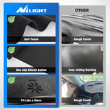 Nilight Dash Cover for Honda Civic 2022 2023 2024 2025, Custom Fit Suede Dashboard Mat Non‑Slip Sunshade Glare Protector Interior Accessories Black, view 6