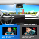 Nilight Dash Cover for Model 3 Highland 2024-2026, Custom Fit Suede Mat | Non-Slip Backing, Reduce Sun Glare and Protect the Dashboard from UV Exposure, view 4