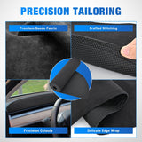 Nilight Dash Cover for Tesla Model 3/Y, Custom Fit Suede Mat | Non-Slip Backing, Reduce Sun Glare and Protect the Dashboard from UV Exposure, view 3