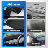 Nilight Dash Cover for Tesla Model 3/Y, Custom Fit Suede Mat | Non-Slip Backing, Reduce Sun Glare and Protect the Dashboard from UV Exposure, view 6