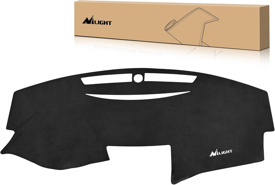 Nilight Dash Cover for Toyota Camry 2007 2008 2009 2010 2011, Custom Fit Suede Dashboard Mat Non‑Slip Sunshade Glare Protector Interior Accessories Black