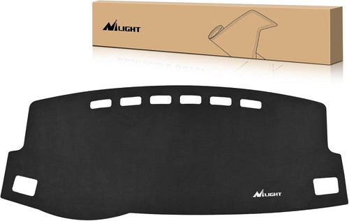 Nilight Dash Cover for Toyota Corolla 2014 2015 2016 2017 2018, Custom Fit Suede Dashboard Mat Non‑Slip Sunshade Glare Protector Interior Accessories Black