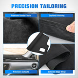 Nilight Dash Cover for Toyota Corolla 2014 2015 2016 2017 2018, Custom Fit Suede Dashboard Mat Non‑Slip Sunshade Glare Protector Interior Accessories Black, view 3