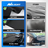 Nilight Dash Cover for Toyota Corolla 2014 2015 2016 2017 2018, Custom Fit Suede Dashboard Mat Non‑Slip Sunshade Glare Protector Interior Accessories Black, view 6