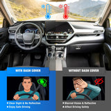 Nilight Dash Cover for Toyota Highlander 2020-2023, Custom Fit Suede Mat | Non-Slip Backing, Reduce Sun Glare and Protect the Dashboard from UV Exposure, view 4