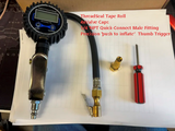 Nilight Digital Tire Inflator Pressure Gauge 250PSI Rubber Hose Quick Connect Coupler (25% OFF Final Checkout), view 2