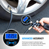 Nilight Digital Tire Inflator Pressure Gauge 250PSI, view 2