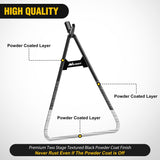 Nilight Dirt Bike Kickstand Holder, Universal Motorcycle Triangle Side Stand for 80-500cc Supermoto Motocross Enduro Pit Bike Black, view 3