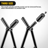 Nilight Dirt Bike Kickstand Holder, Universal Motorcycle Triangle Side Stand for 80-500cc Supermoto Motocross Enduro Pit Bike Black, view 5