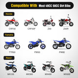 Nilight Dirt Bike Training Wheels Compatible with Razor MX125 MX350 MX400 MX500, Honda XR50 CRF50 Z50 Z50R, Yamaha PW50 TTR50, and Most 50CC Kids' motorcycle, Easy to Install, view 2