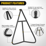 Nilight Dirt Bike Triangle Stand T-shaped Central Support Motorcycle Rear Wheel Paddock Stand for 80-500cc Supermoto Motocross Enduro Pit Bike, view 4