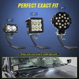 Nilight Ditch Light Hood Hinges Mounts For 1999-2006 Chevrolet Silverado Tahoe Suburban GMC Sierra Yukon, view 4