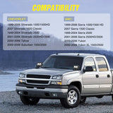 Nilight Ditch Light Hood Hinges Mounts For 1999-2006 Chevrolet Silverado Tahoe Suburban GMC Sierra Yukon, view 6