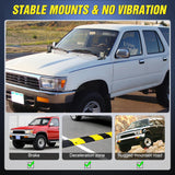 Nilight Ditch Light Brackets Hood Hinges Mount Bracket Kit for Auxiliary Offroad LED Pods Work Lighting Compatible with Toyota 4Runner 1989 1990 1991 1992 1993 1994 1995 3rd Gen Pickup, view 6
