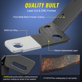 Nilight Ditch Light Brackets Hood Hinges Mount Bracket Kit for Auxiliary Offroad LED Pods Work Lighting Compatible with Toyota 4Runner 2009-2023 Tundra 2007-2021, view 3