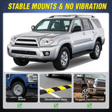 Nilight Ditch Light Brackets Hood Hinges Mount Bracket Kit for Auxiliary Offroad LED Pods Work Lighting Compatible with Toyota 4Runner 4th Gen 2003 2004 2005 2006 2007 2008 2009, view 6