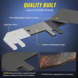 Nilight Ditch Light Brackets Hood Hinges Mount Bracket Kit for Auxiliary Offroad LED Pods Work Lighting on Ford F-250 F-350 F-450 F-550 Super Duty 2017 2018 2019 2020 2021 2022, view 5