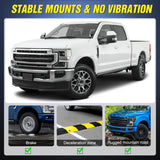 Nilight Ditch Light Brackets Hood Hinges Mount Bracket Kit for Auxiliary Offroad LED Pods Work Lighting on Ford F-250 F-350 F-450 F-550 Super Duty 2017 2018 2019 2020 2021 2022, view 6
