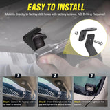 Nilight Ditch Light Hood Hinges Mounts For 1995-2004 Toyota Tacoma, view 3