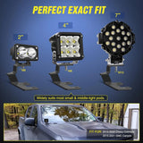 Nilight Ditch Light Hood Hinges Mounts For 2015-2022 Chevy Colorado 2015-2021 GMC Canyon, view 3