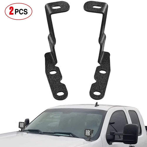 Nilight Ditch Light Hood Mounts For 2007-2013 GMC Yukon Sierra & Chevy Suburban Tahoe Silverado