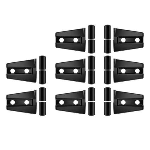 Nilight Door Hinge Cover For 2007-2017 Jeep Wrangler Unlimited 4Door (8 Pcs)