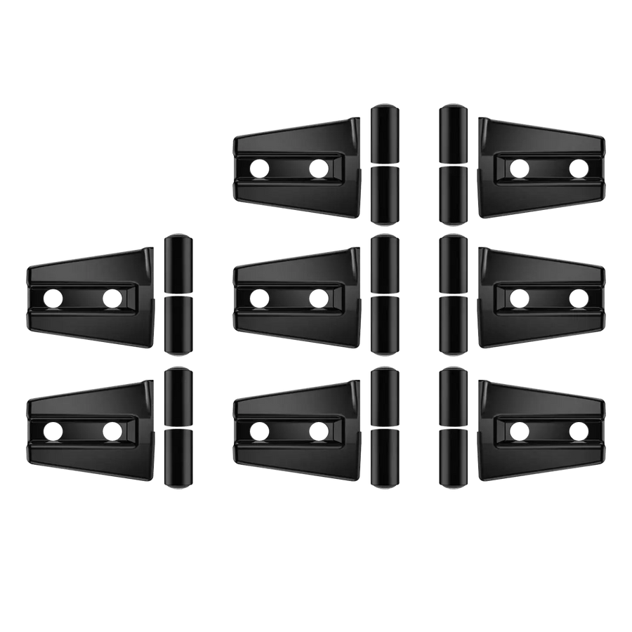 Nilight Door Hinge Cover For 2007-2017 Jeep Wrangler Unlimited 4Door (8 Pcs)
