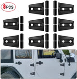 Nilight Door Hinge Cover For 2007-2017 Jeep Wrangler Unlimited 4Door (8 Pcs), view 2