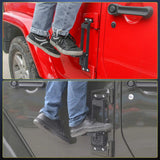 Nilight Door Hinge Steps For 2007 2008 2009 2010 2011 2012 2013 2014 2015 2016 2017 Jeep Wrangler JK JKU & 2018 2019 2020 Jeep Wrangler JL JKU (Pair), view 2