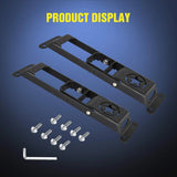 Nilight Door Hinge Steps For 2007 2008 2009 2010 2011 2012 2013 2014 2015 2016 2017 Jeep Wrangler JK JKU & 2018 2019 2020 Jeep Wrangler JL JKU (Pair), view 3