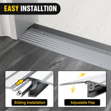 Nilight Door Threshold Ramp 1inch Rise Portable Aluminum Door Transition Entry Ramps for Doorways Home Steps, view 5