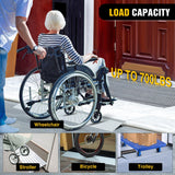 Nilight Door Threshold Ramp 1inch Rise Portable Aluminum Door Transition Entry Ramps for Doorways Home Steps, view 6