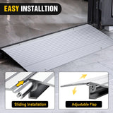 Nilight Door Threshold Ramp 3inch Rise Portable Aluminum Wheelchair Door Transition Entry Ramps for Doorways Home Steps, view 5