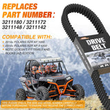 Nilight Drive Belt 3211180 Fits Polaris RZR belts Performance CVT Belt for 2014+ Polaris RZR XP 1000/ RZR XP 4 1000/ Trail S & S 1000/ General XP 1000 Replaces #3211180 3211172 3211148 3211142, 1 Pack, view 4