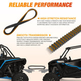 Nilight Drive Belt 3211202 for Polaris RZR Belts Fit for Polaris RZR XP Pro R 4 Turbo EPS S 2017-2025 Performance Extreme Badass CVT Drive Belt Premium Aramid Replaces OE Part #3211202, 1 Pack, view 6