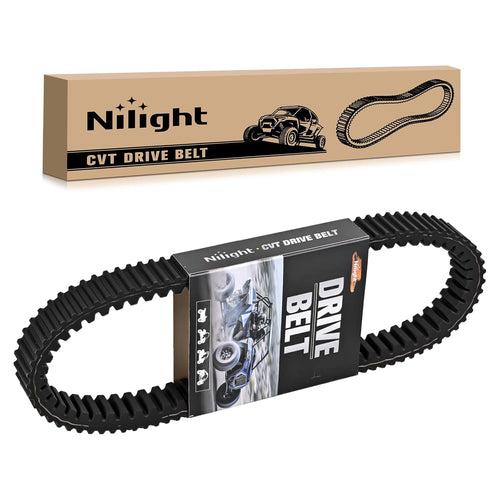 Nilight Drive Belt 59011-0003 Fit for Kawa-sa-ki Brute Force 650 750 2005-2020 KFX700 2004-2009 KRF750 Prairie 360 650 700 2002-2012 Teryx 750 2011 Replace 19C3218, 59011-0019 Aramid Fiber CVT Belt