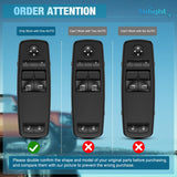 Nilight Driver Power Window Switch for 2012-2016 Chrysler Town & Country | for 2013 2014 2015 2016 2017 2018 2019 2020 Dodge Grand Caravan 68110870AB 68298870AA WIndow Switch Replacement, view 4