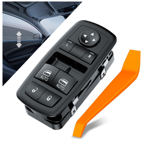Nilight Driver Power Window Switch for 2015-2021 Dodge Challenger w/Tool | for 2015 2016 2017 2018 2019 2020 2021 Dodge Challenger 68183752AB 68183752AC 68183752AD 68183752AE 68183752AF 68320752AB