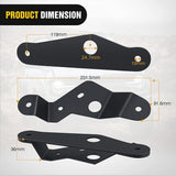 Nilight Dual A-Pillar Lower Windshield Hinge Mounts Light Pods For 2021-2023 Ford Bronco, view 2