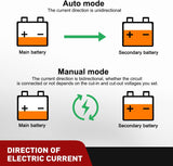 Nilight Dual Battery Isolator Kit Smart Adjustable 12V 140 AMP Auto Manual Voltage Sensitive Relay VSR Automatic Disconnect Switch Delay Setting Waterproof for Truck Car Van RV ATV UTV Marine Boat, view 5