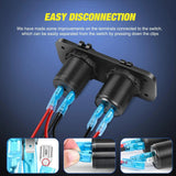 Nilight Dual QC 3.0 USB Charger | Cigarette Lighter Socket, view 4