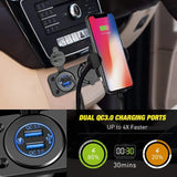 Nilight Dual QC 3.0 USB Charger | Cigarette Lighter Socket, view 6