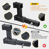 Nilight Dual Receiver Extender Fit 2inch Receiver Tube, view 5